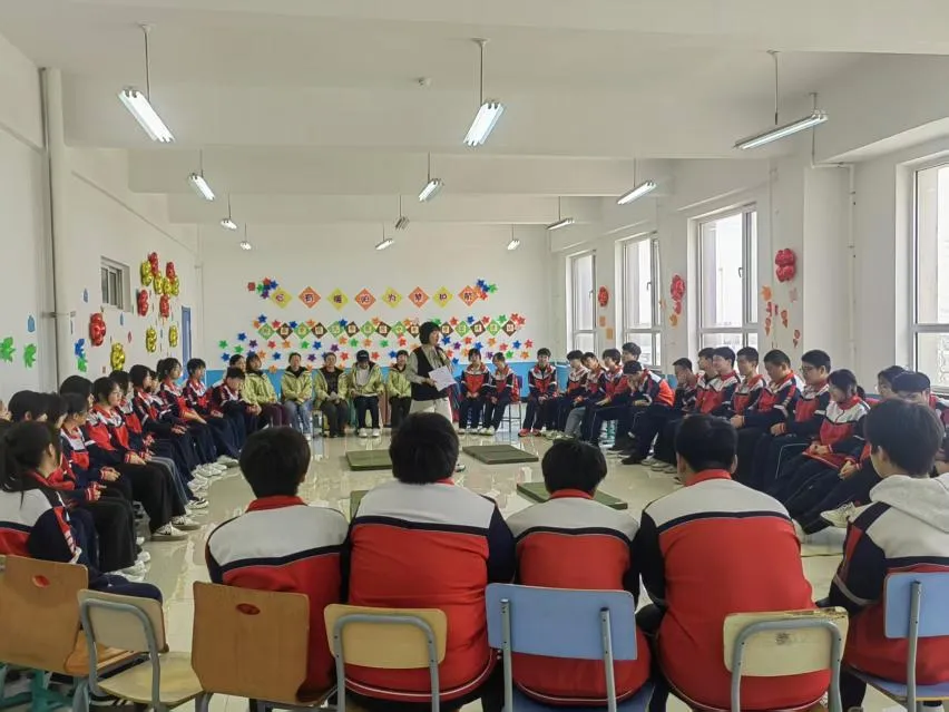党建引领 逐梦中考 | 心有暖阳 为梦护航 财落学校九年级师生心理团建活动 第4张