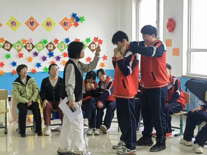 党建引领 逐梦中考 | 心有暖阳 为梦护航 财落学校九年级师生心理团建活动 第6张