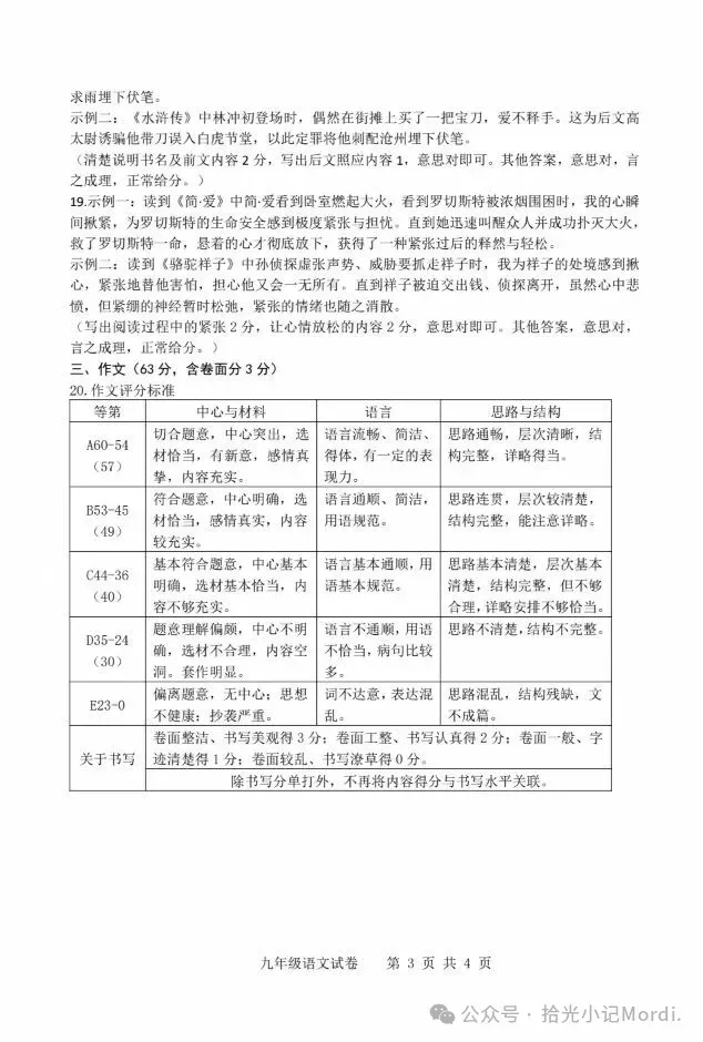 2026年徐州中考县区一模全科试卷+答案(2026.4) 第42张