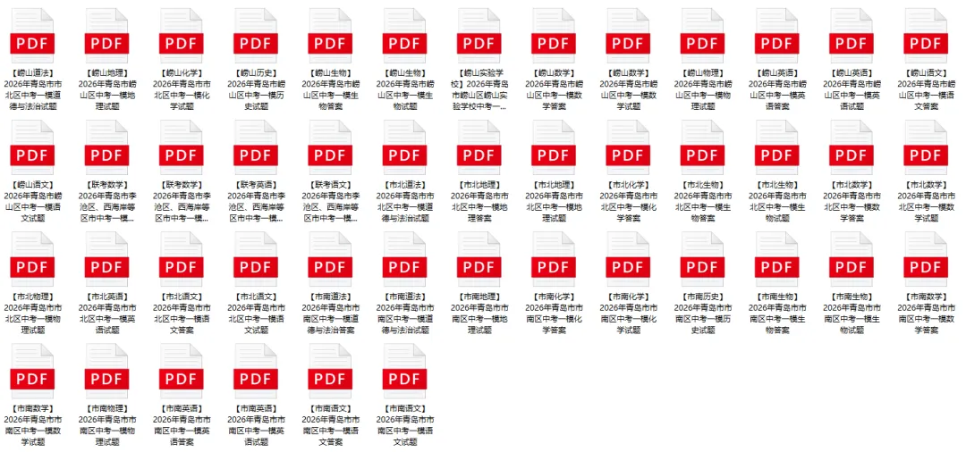 刚刚!市南一模划线出炉!2026青岛中考家长分享! 第20张