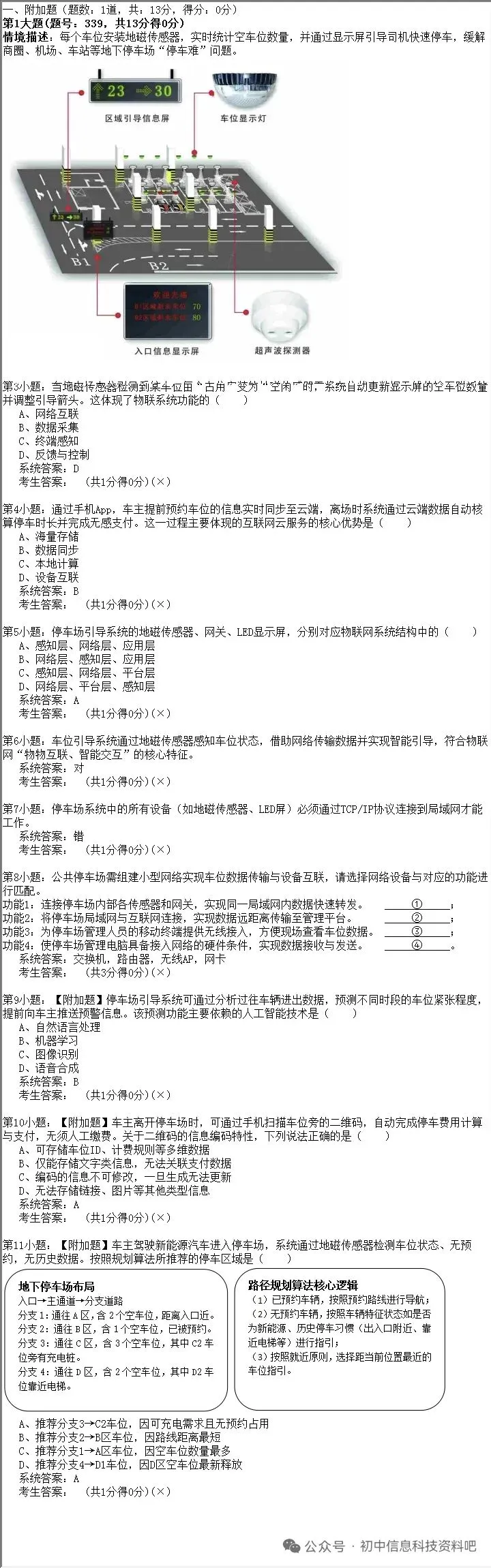 2026年陕西省初中信息科技学业考试题库模拟真题(四) 第7张