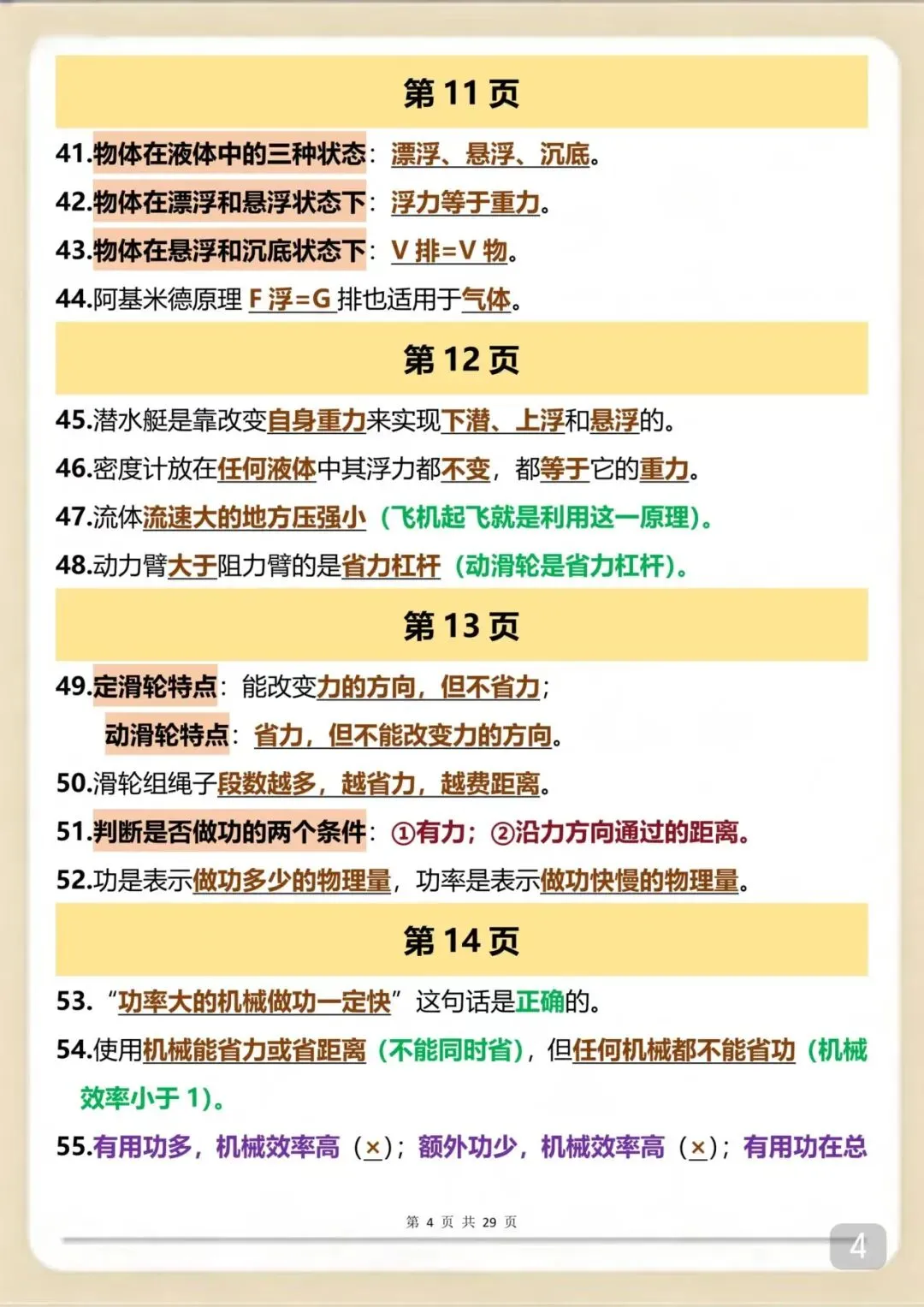 2026年中考物理300个易错考点 第4张