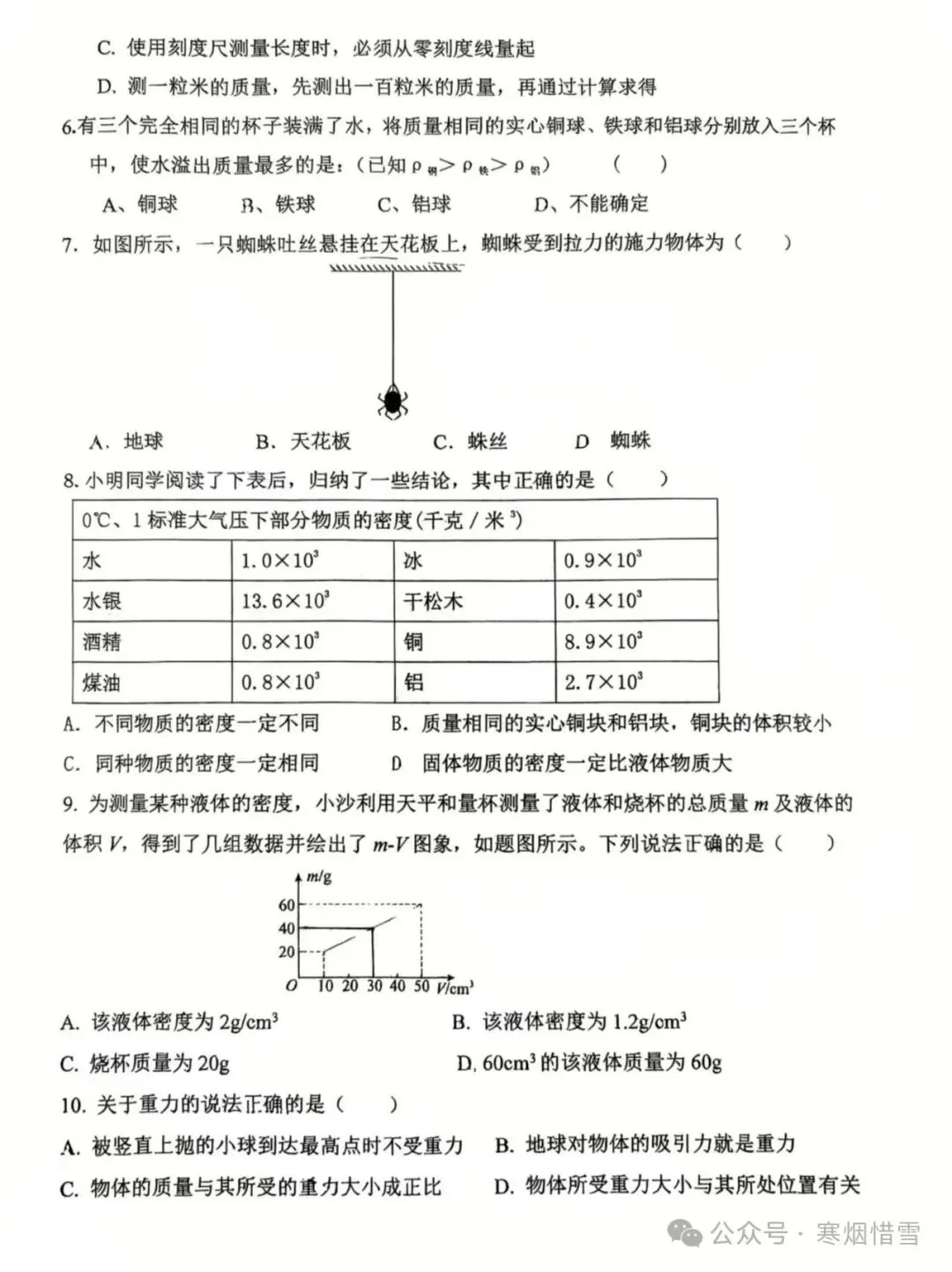 2025年八年级下册小四科和物理期中试卷 第16张