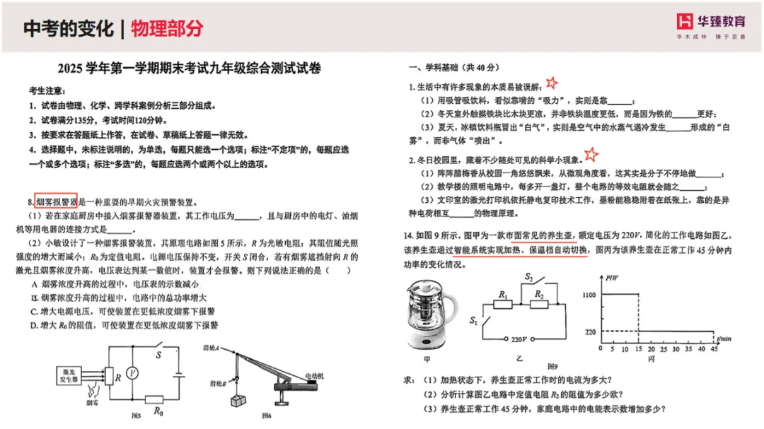 八升九关注!中考教研员揭秘!27中考数物英改革新动向! 第4张