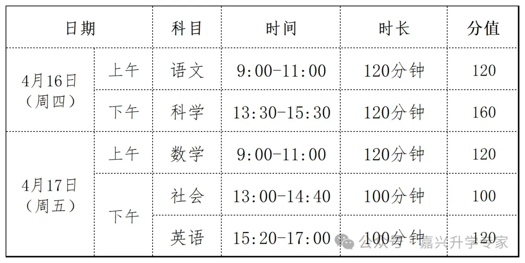 2604嘉兴初三一模真题及参考答案 第1张