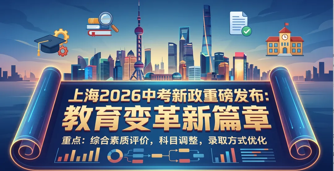2026上海中考政策＂微调＂:数学命题趋势及变化99%的家长都没注意到! 第1张