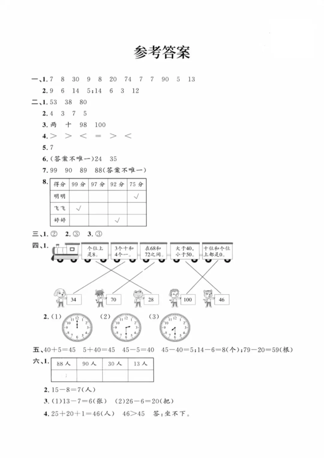 【26年一年下册数学沪教版】期中名校真题测试卷+拔尖测试卷共7套附答案~完整电子版可打印 第22张