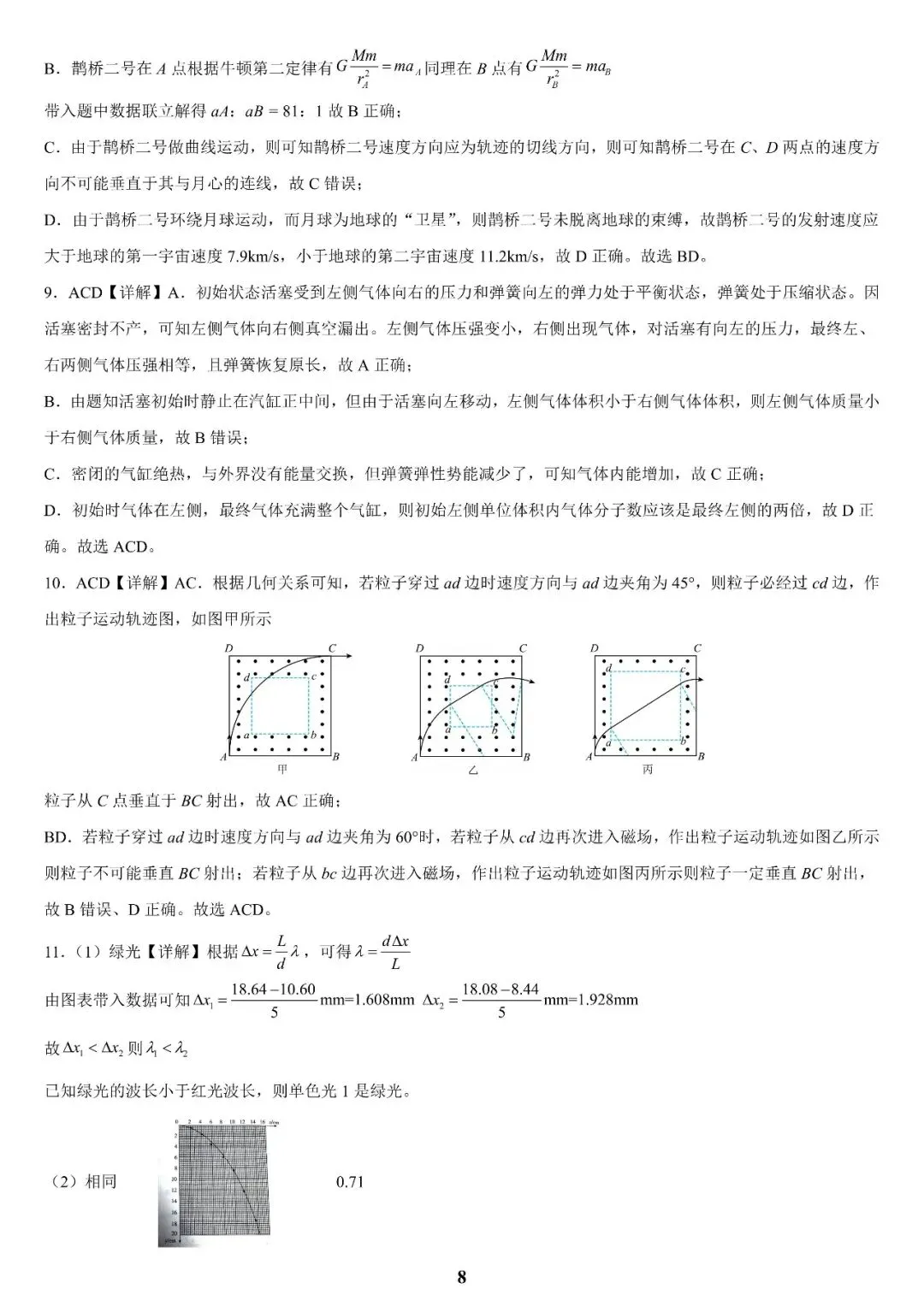 【高三试卷】2023-2025年河北高考物理真题(含答案) 第17张
