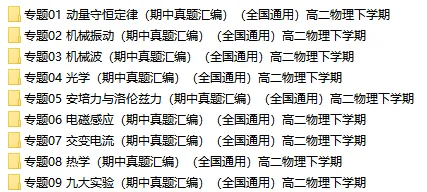 2026新人教版:高二物理下学期期中真题分类汇编,打印一份吃透了,期中考试拿高分! 第2张