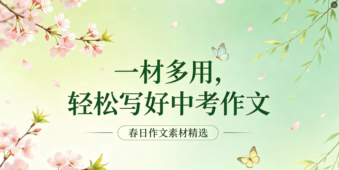 一材多用,轻松写好中考作文 第1张