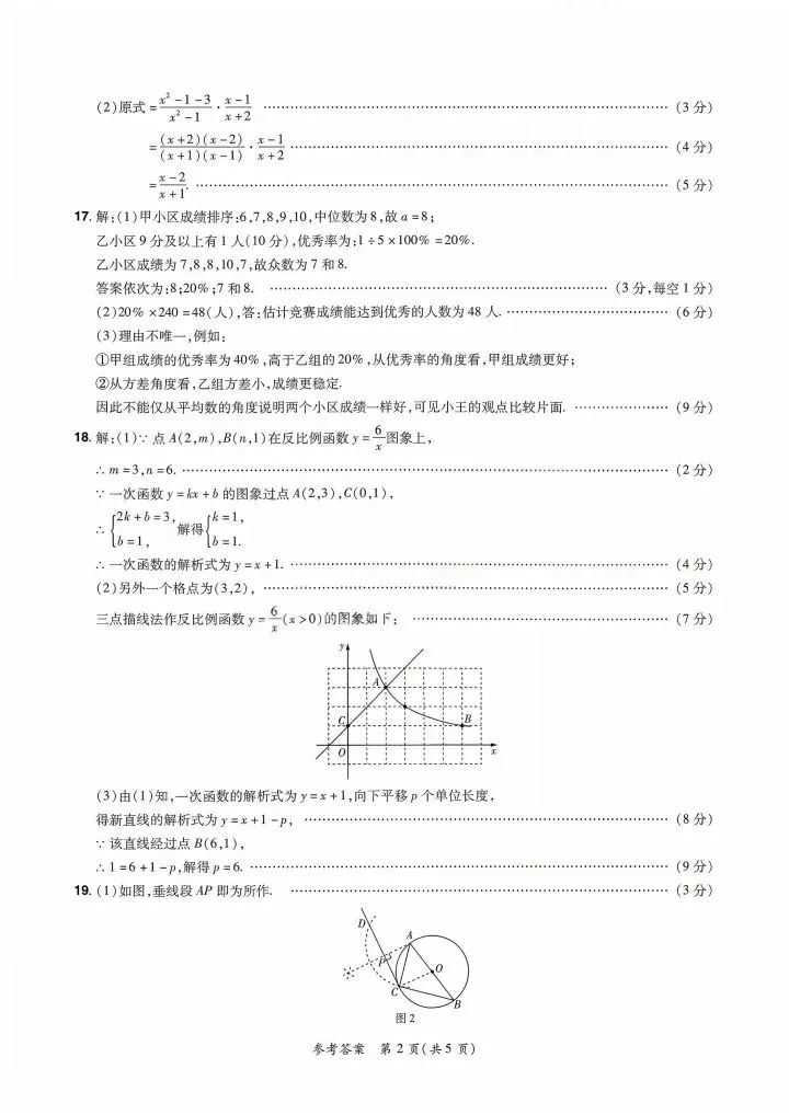 2026年中原名校大联考九年级数学试卷及答案 第10张