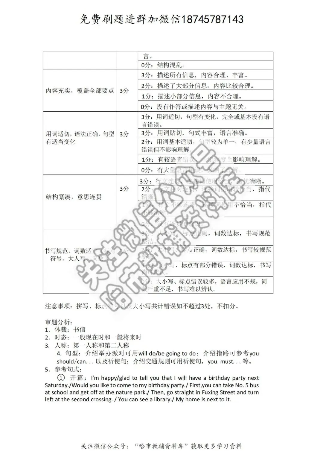 2026哈69中学六年级下英语4月月考试卷及答案 第13张
