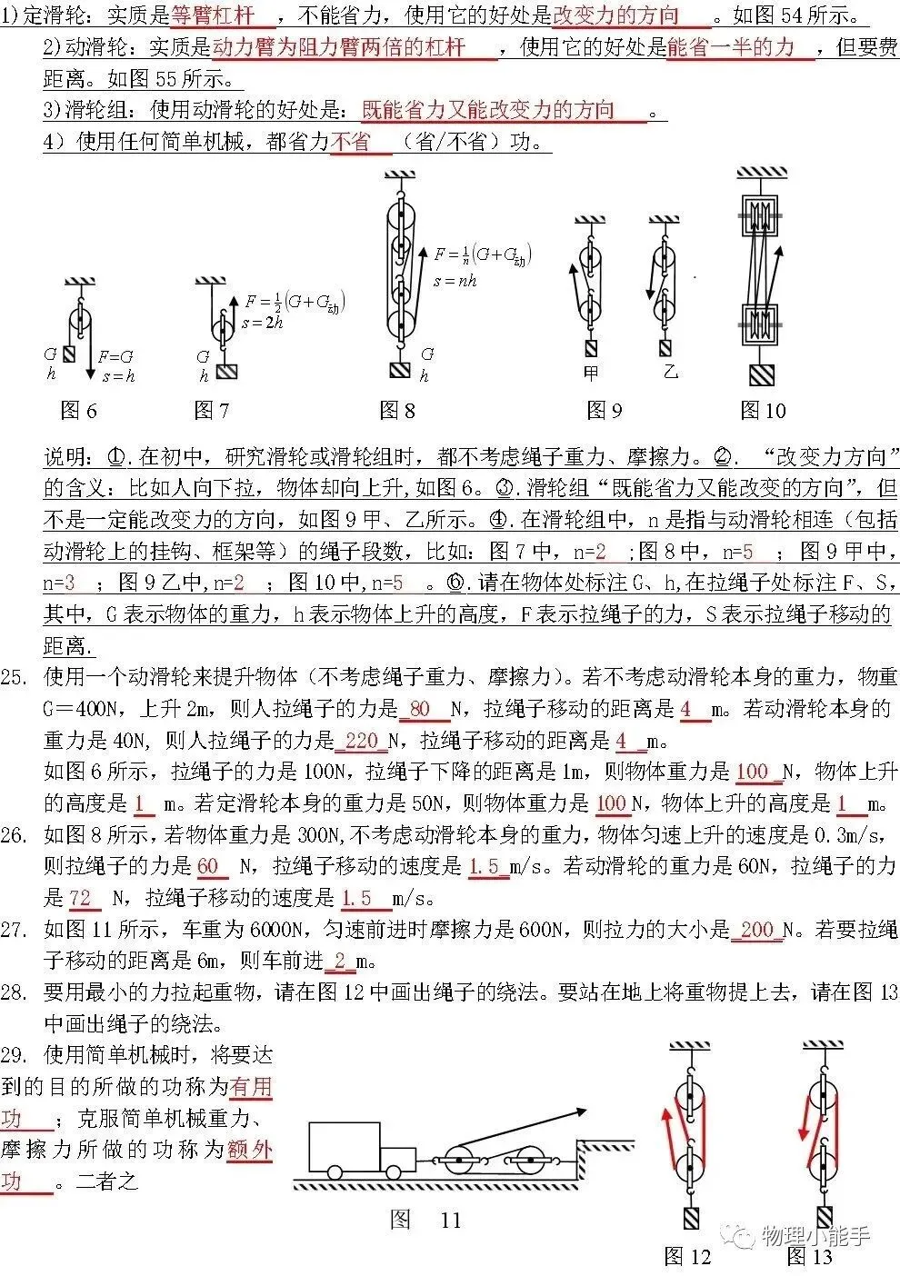 中考物理各章节知识点考点分析 第28张