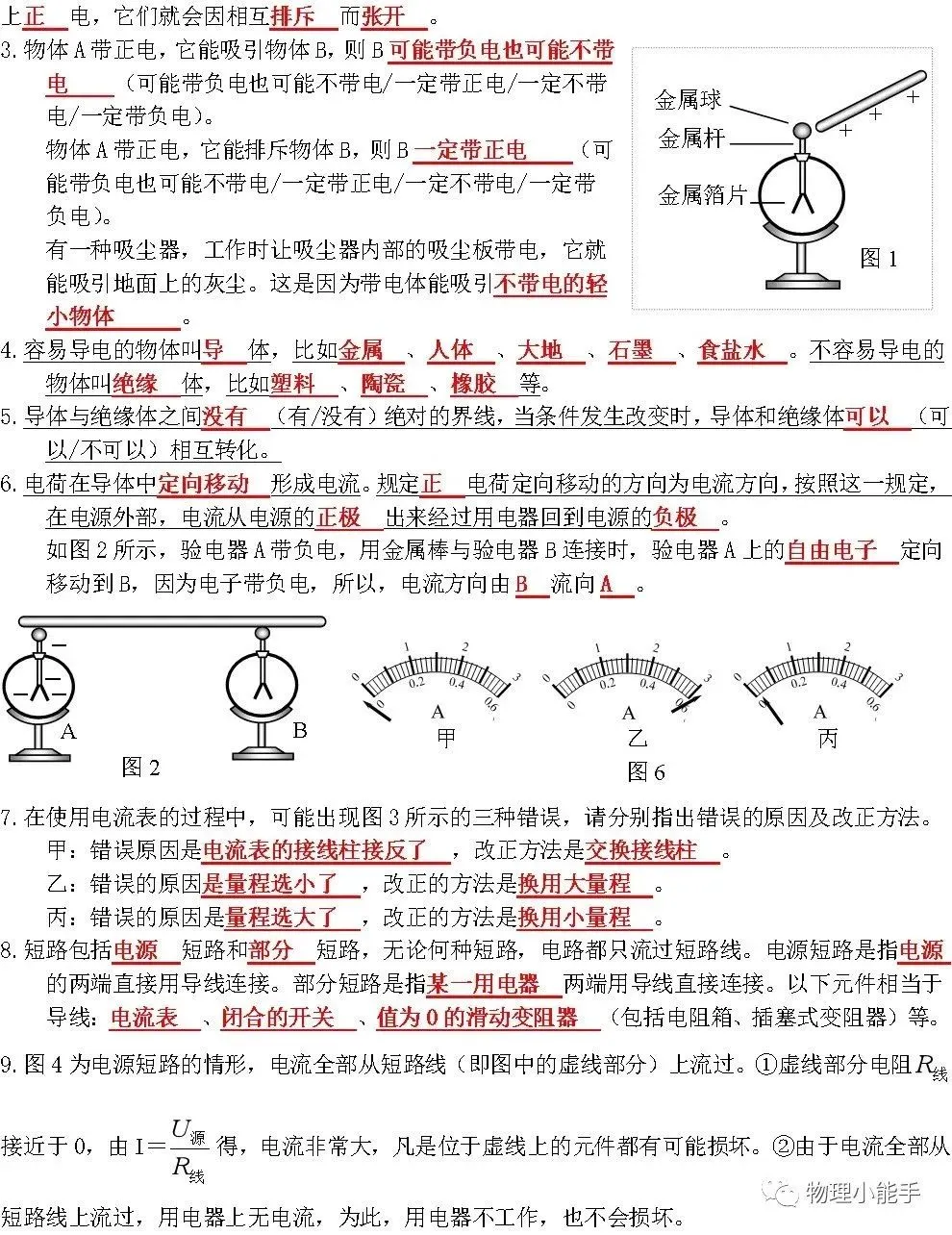 中考物理各章节知识点考点分析 第35张