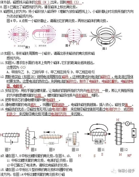中考物理各章节知识点考点分析 第45张