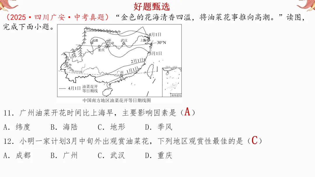 2026年中考地理复习【第二轮】 | 课题6《气候》,欢迎大家加入会员群,享受更多优惠! 第35张