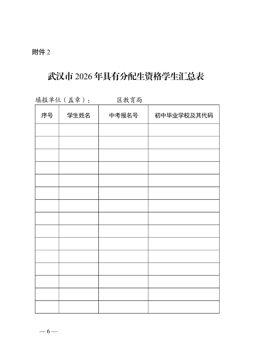 资格有变!2026武汉中考分配生政策公布! 第3张