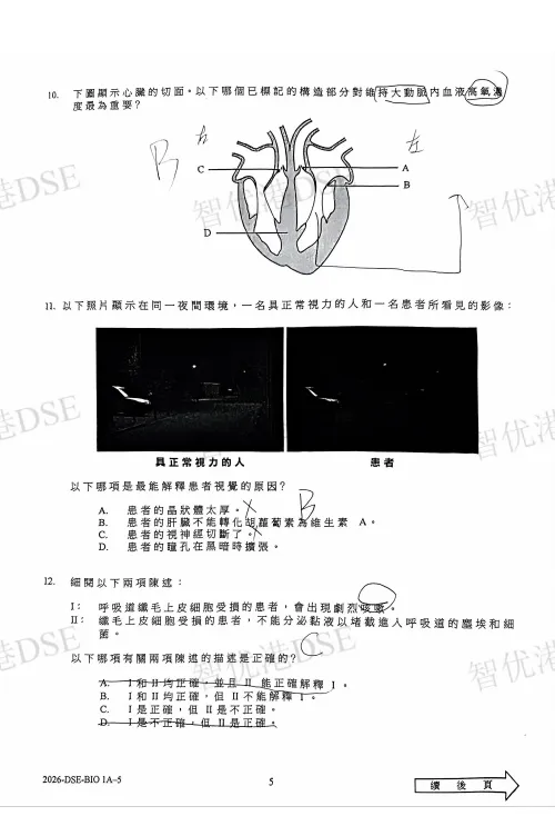 【DSE真题】2025DSE生物试卷及答案完整版来啦!今天都考的怎么样呢? 第11张