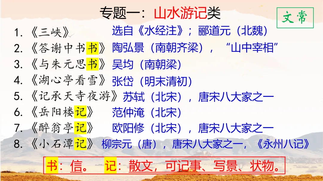 中考文言文分类复习这样上,思路很清晰 第2张