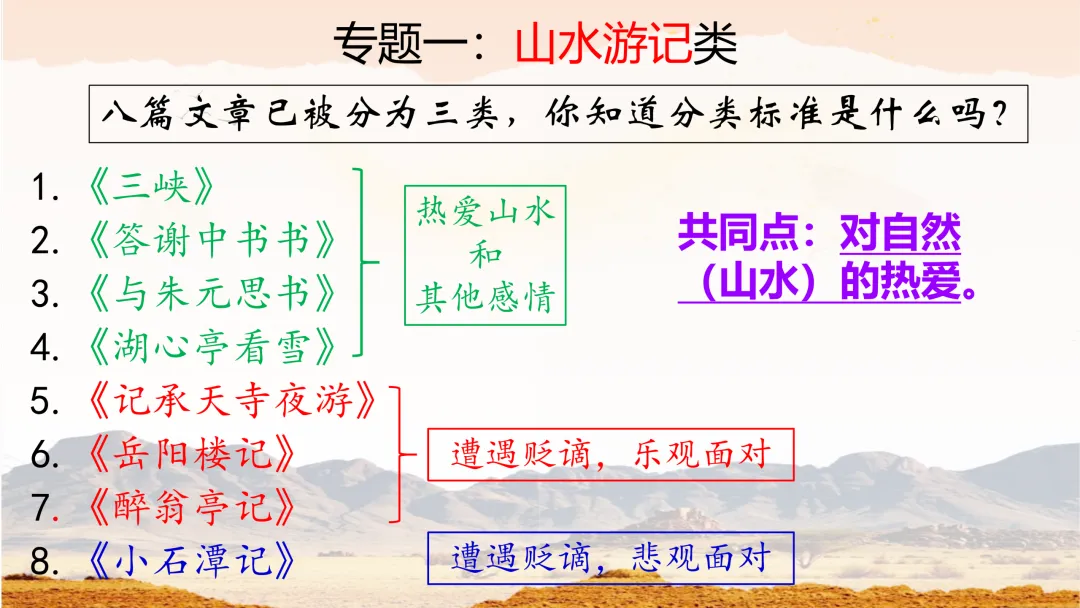 中考文言文分类复习这样上,思路很清晰 第3张