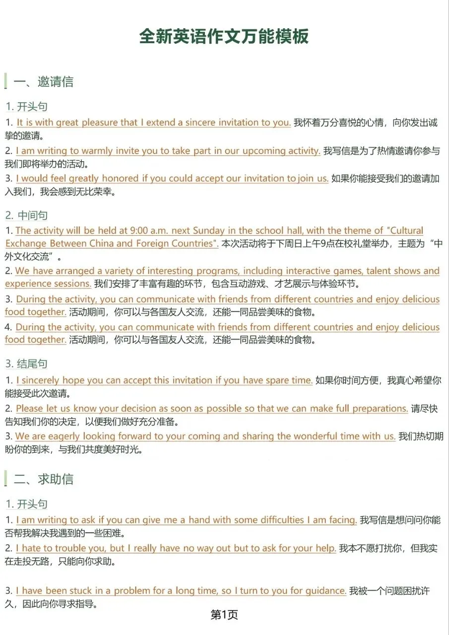 中考英语作文预测,年年压年年中! 第1张