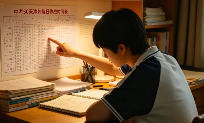 中考50天能量启动:从焦虑到逆袭,每一天都算数 第2张