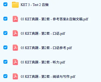 2025KET真题资料(口语+听力+阅读与写作) 第3张