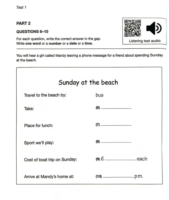 2025KET真题资料(口语+听力+阅读与写作) 第7张