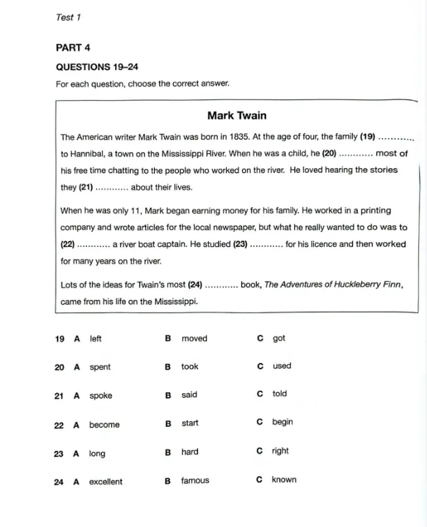 2025KET真题资料(口语+听力+阅读与写作) 第16张