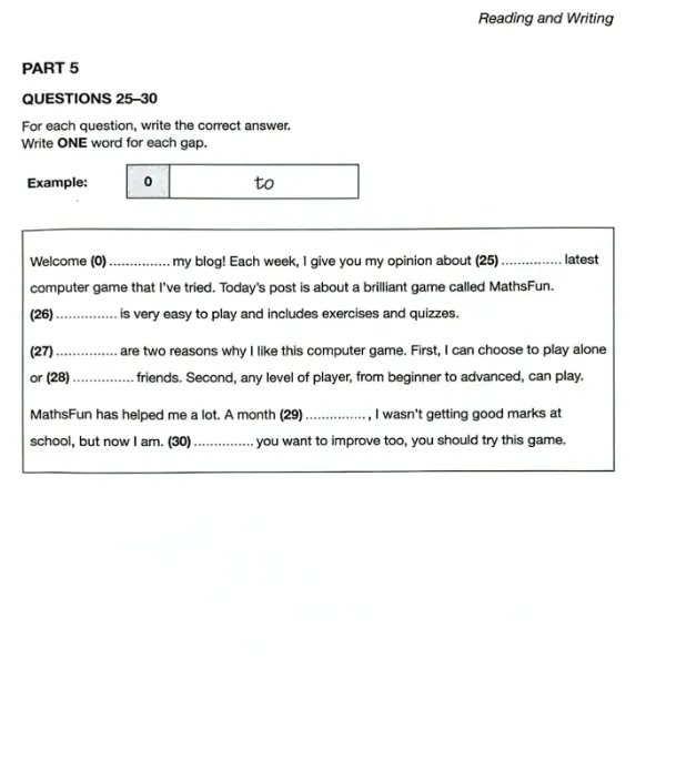 2025KET真题资料(口语+听力+阅读与写作) 第17张