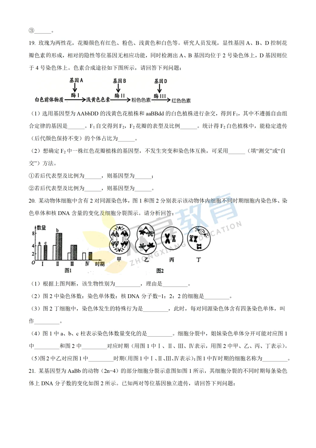 【高一试卷】百师联盟河南2025-2026学年高一下学期4月素养测评及答案(8科,可下载) 第42张
