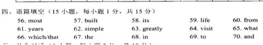 河南中考5年真题——英语语篇填空专练 第8张