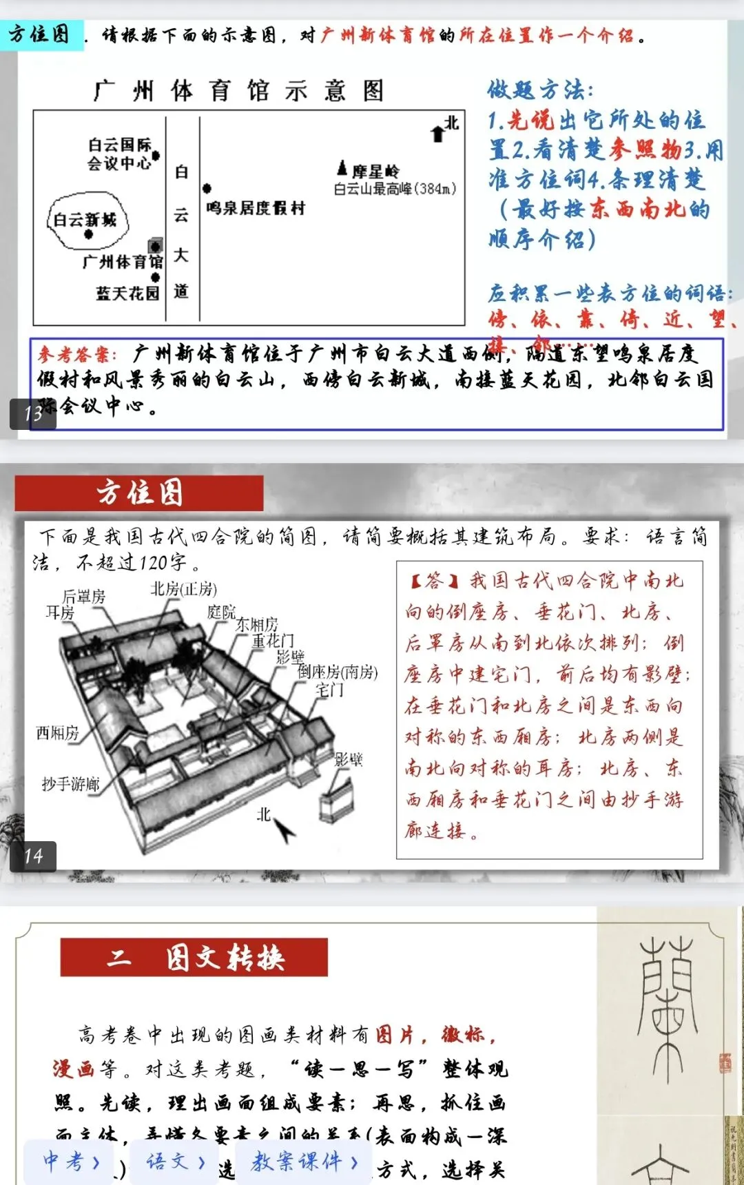中考语文图文转换提分必看!高分技巧全汇总 第4张