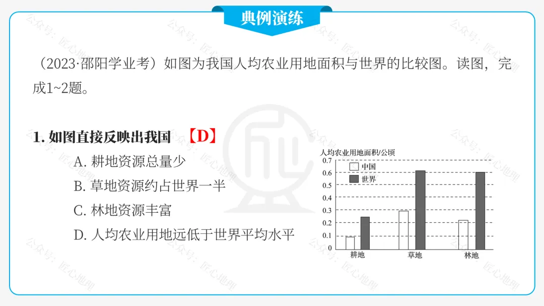 新教材 | 中考一轮复习·中国的土地资源(课件+导学单+练习题) 第30张