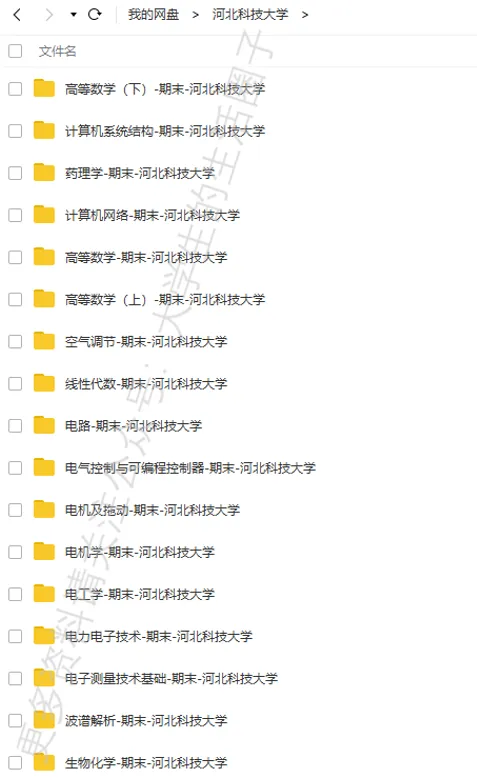 河北科技大学期末考试多科目历年试卷真题免费领取,河北科大同学的专属福利来了! 第6张