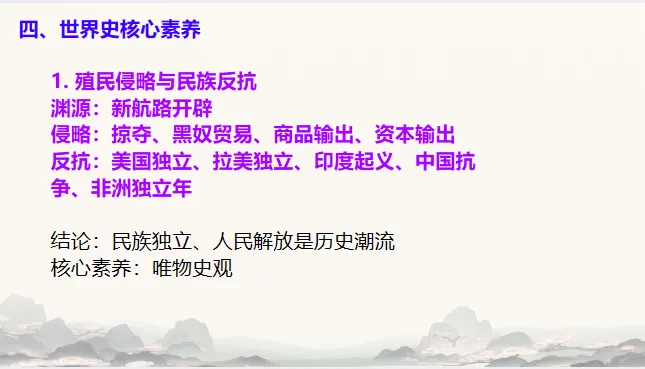 中考历史·冲刺课件【历史核心素养】 第29张