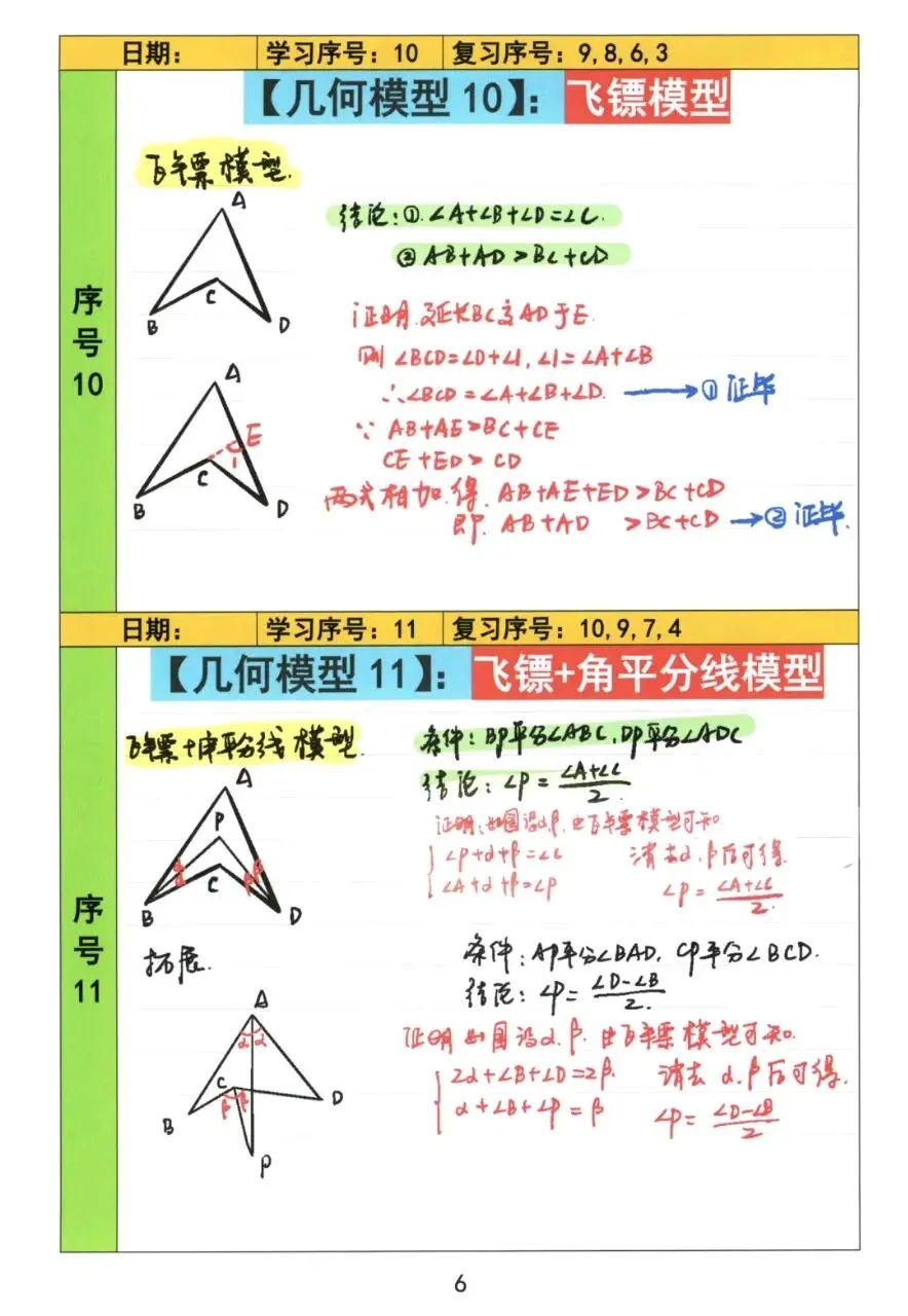 【初中几何】中考几何常考72模型手稿 第7张