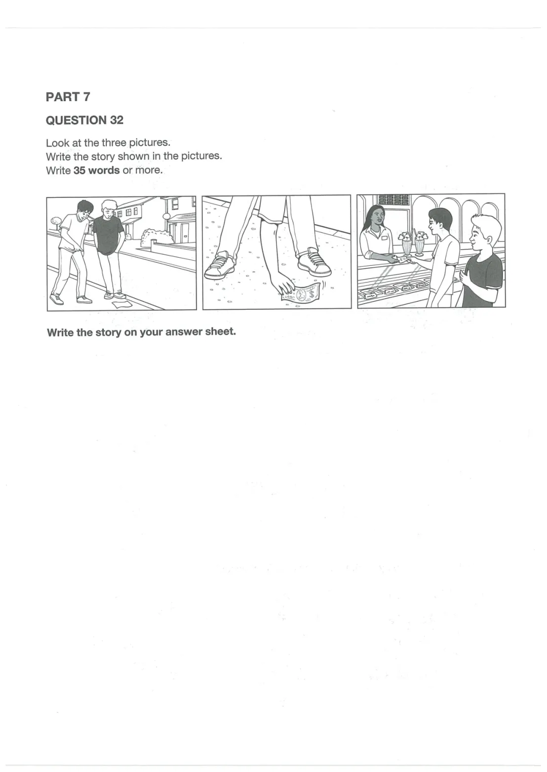 最新KET阅读与写作真题模考(1) 第11张