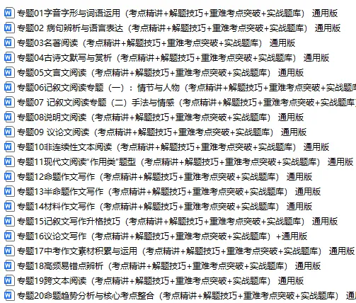 2026年中考语文二轮专题复习(考点精讲+解题技巧+重难点突破+实战演练),打印一份给孩子吃透了,考试轻松突破120分! 第2张