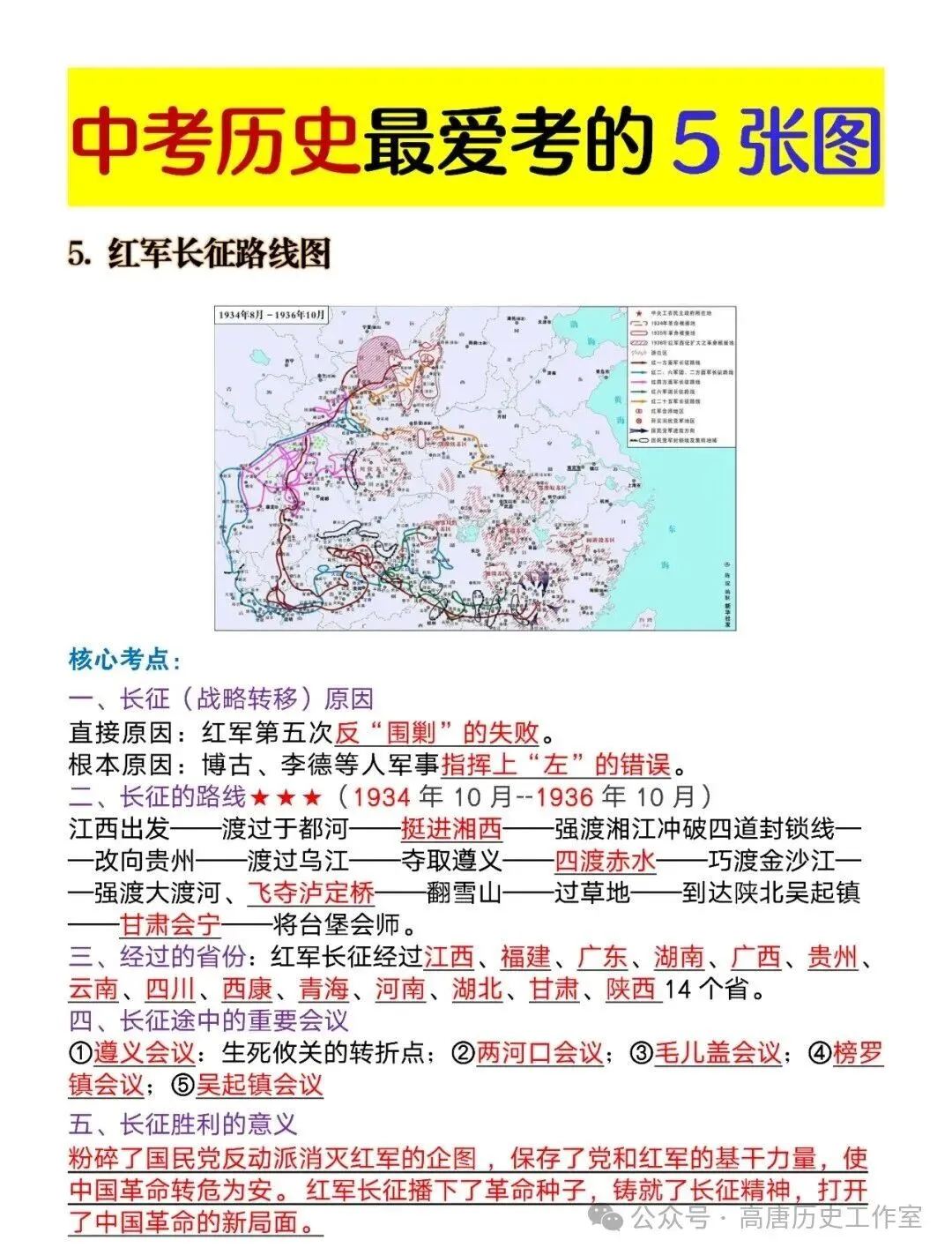 【中考历史】|中考历史最爱考的5张图 第6张