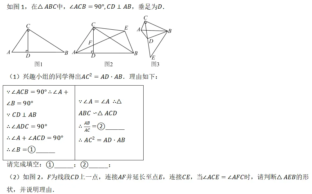 2026年中考数学复习之几何压轴重难点03与相似三角形有关的热考模型(全国通用) 第23张