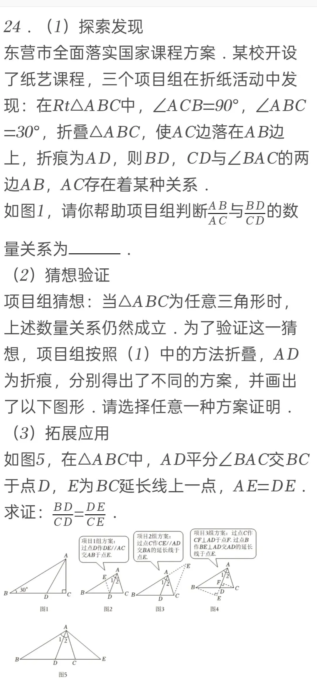 2025年山东省东营市中考数学试卷 第24张
