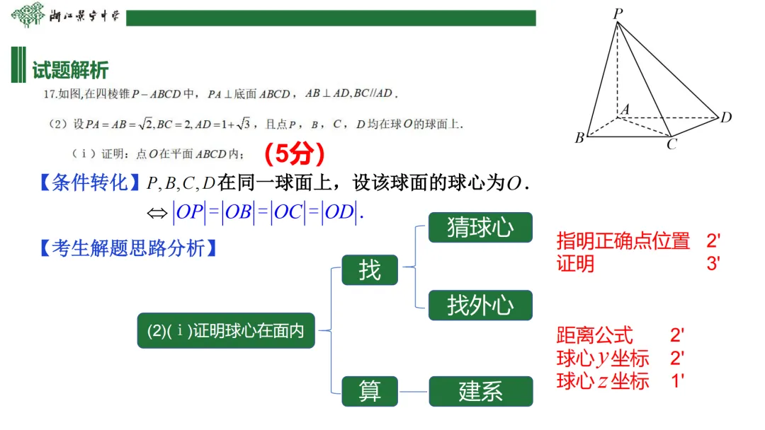 【说高考真题】2025年新高考全国Ⅰ卷17题说课D40 第17张