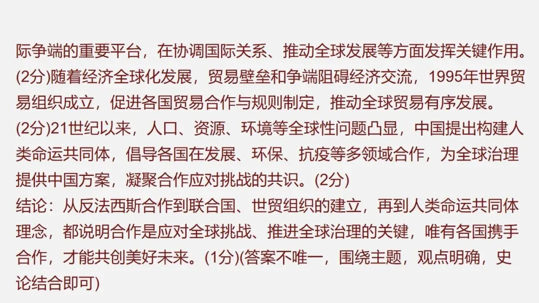 中考冲刺|历史解释 核心素养提升 第90张