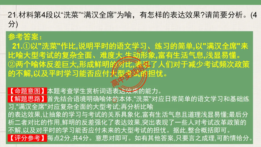 【2026第二次八省联考+真题】修辞手法(200+页)全解全析,知己知彼,百战不殆! 第25张