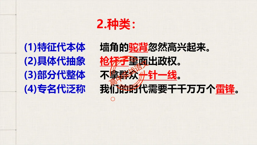 【2026第二次八省联考+真题】修辞手法(200+页)全解全析,知己知彼,百战不殆! 第79张