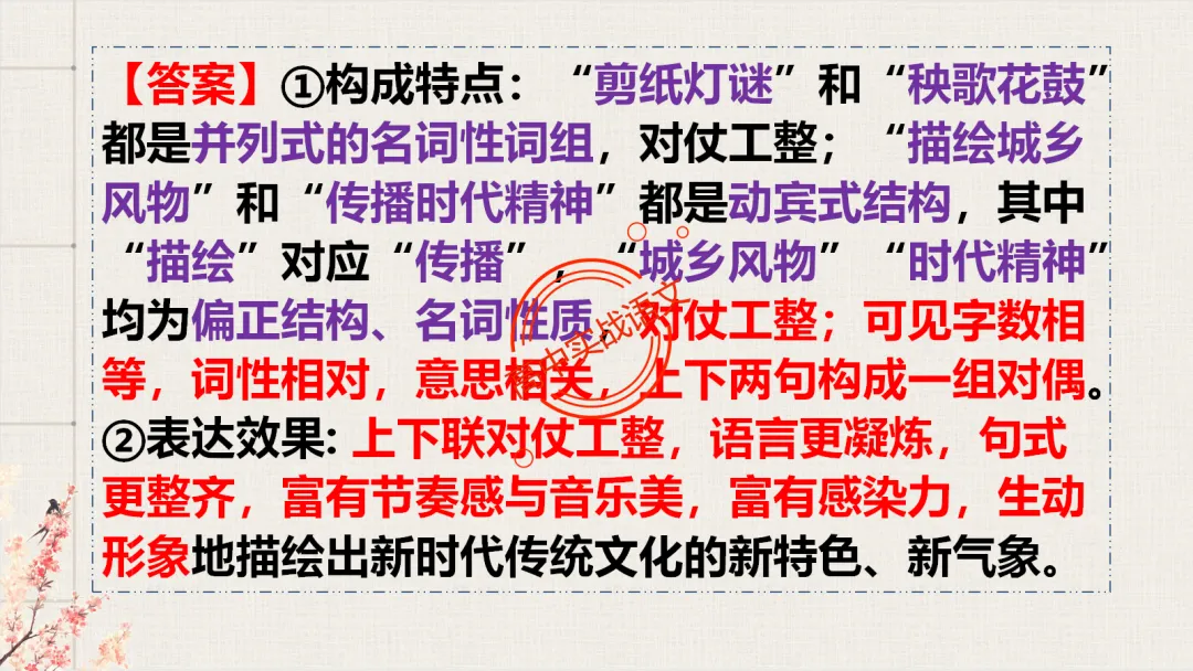 【2026第二次八省联考+真题】修辞手法(200+页)全解全析,知己知彼,百战不殆! 第124张