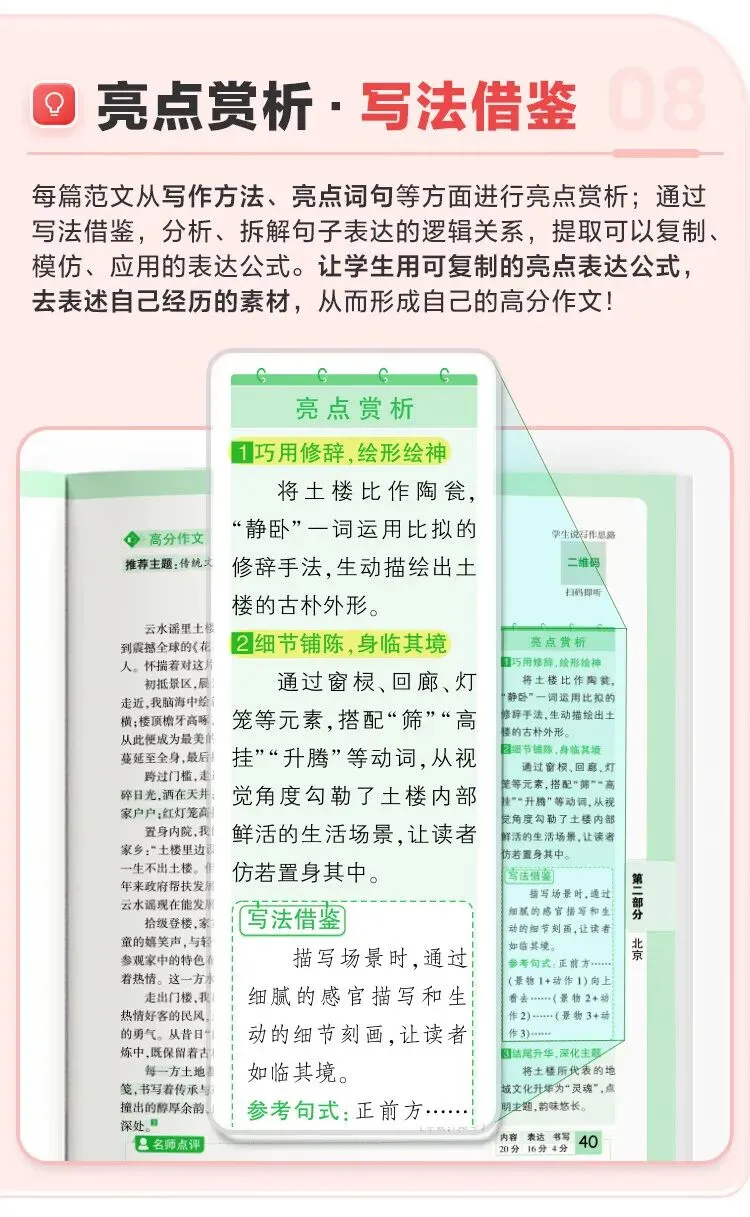 万唯中考满分高分作文2026版初中作文素材大全范文精选七年级八九年级专项训练同步人教写作技巧万维 初中英语教材写作【2026】 第15张