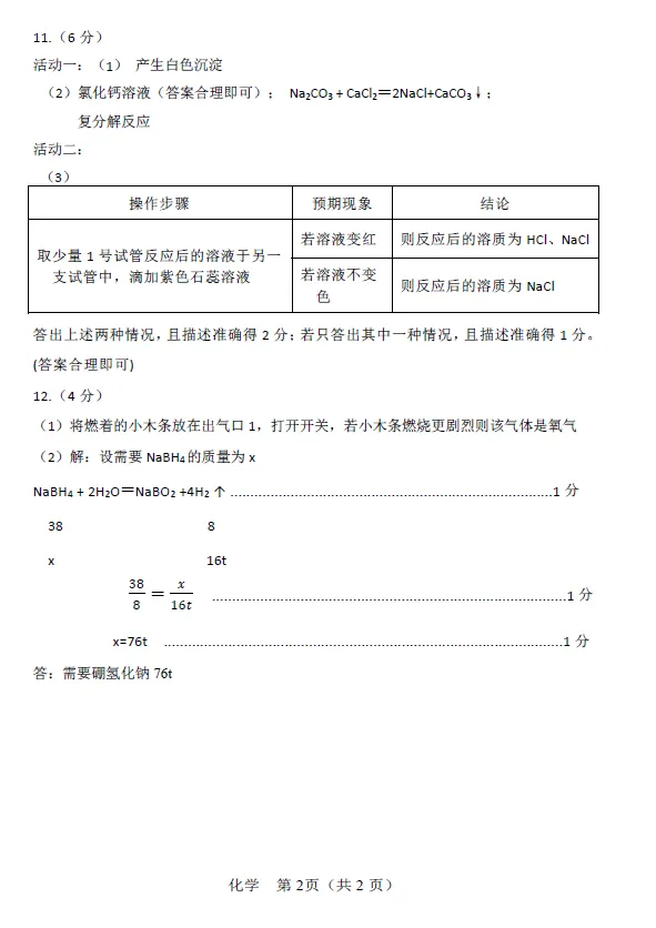 2026年包头初中学业水平考试模拟试卷——物理、化学 第8张