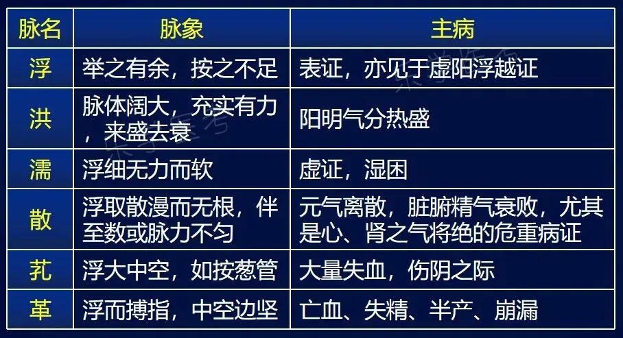 中医师承出师考试技能考点及往年真题(一)/脉诊、舌诊 第1张